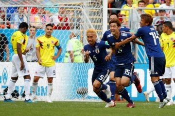 Jepang ungguli Kolombia 2-1 di penyisihan grup