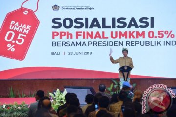 Presiden Jokowi ingatkan konsistensi pemanfaatan PPh final UMKM