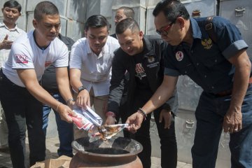 Pemusnahan surat suara pilkada Bali