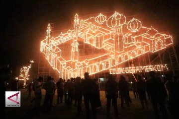 Melihat gemerlap cahaya Festival Lampu Colok Bengkalis