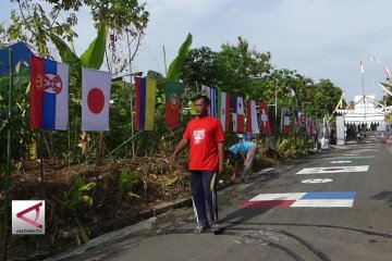 Hilangkan Golput, TPS bernuansa Piala Dunia