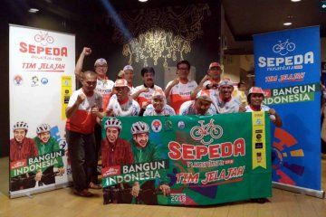 Tim Jelajah Sepeda Nusantara 2018 sapa warga Sampit
