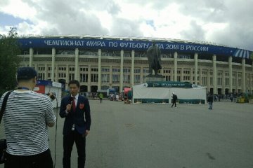Sehari jelang pembukaan, begini ketatnya pengamanan Stadion Luzhniki