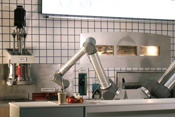 Mengintip pizza buatan robot di Prancis