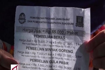 Pemkab Sukabumi sediakan 6.000 paket sembako murah