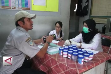 BNNP Jabar tes urine sopir bus di Terminal Cicaheum