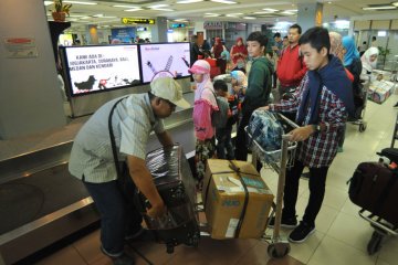 Arus mudik di Bandara Minangkabau masih tinggi pada H+2