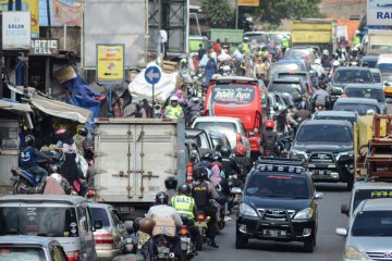 Arus mudik jalur Sumedang