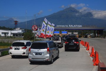 Arus mudik Tol Salatiga