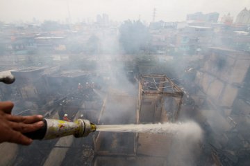 Mensos perintahkan segera bantu korban kebakaran di Tanah Tinggi, Jakpus