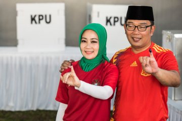 Ridwan Kamil gunakan hak pilih