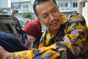 Calon bupati Jombang, Nyono, gunakan hak pilih di rutan