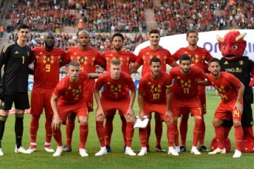 Belgia unggul sementara 3-1 atas Tunisia