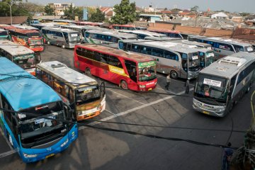 Puncak arus mudik Terminal Cicaheum telah terlewati