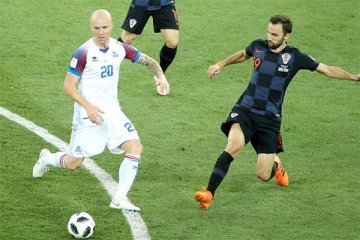 Islandia vs Kroasia tanpa gol babak pertama