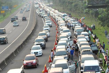 Polres Bogor: Antrian kendaraan hingga tiga kilometer