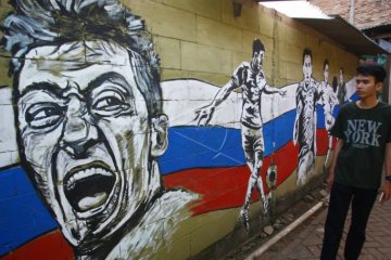 Mural Piala Dunia 2018