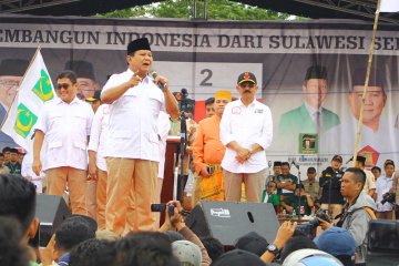 Prabowo Subianto semangati kader di Pilkada Sumatera Selatan