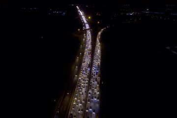 Kemacetan Arus Balik Tol Cikampek