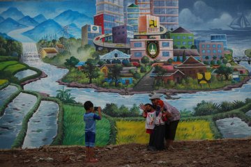 Mural Kampanye Air Bersih