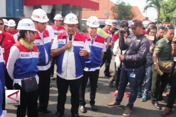 Menteri BUMN pantau kesiapan Pertamina hadapi mudik lebaran 2018