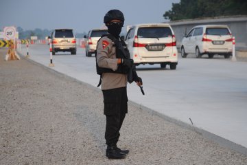 Pengamanan Posko Mudik Tol Fungsional