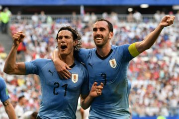 Uruguay ungguli Portugal 1-0 babak pertama Piala Dunia