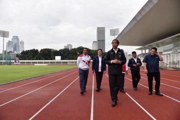 Presiden Tinjau Stadion Madya
