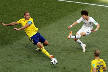 Berkat VAR dan penalti, Swedia tundukkan Korsel