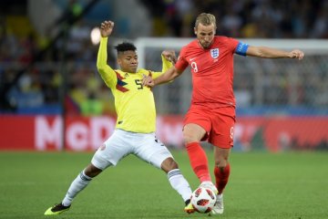 Kolombia lawan Inggris dilanjutkan perpanjangan waktu