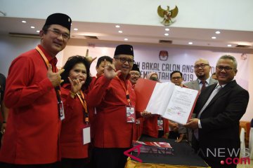 Deretan artis dan menteri dalam daftar caleg PDIP