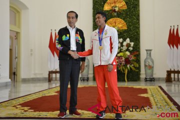 Presiden terima juara dunia lari 100 meter