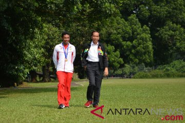 Kemarin, Presiden Jokowi bertemu Zohri hingga estafet api obor Asian Games dimulai
