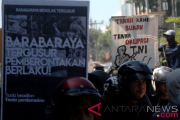 Tolak penggusuran asrama TNI Bara-Baraya