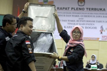 Rekapitulasi perhitungan suara Kabupaten Bogor