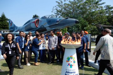 Api obor Asian Games 2018 lintasi kota pertama