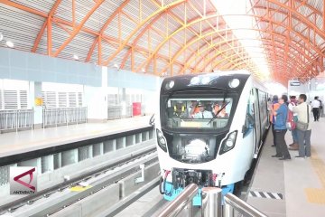 6 Stasiun LRT Palembang siap beroperasi