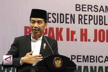 Presiden Mengaku Sabar Jadi Sasaran Fitnah