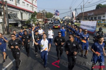 Arak-arakan obor Asian Games 2018 dimulai