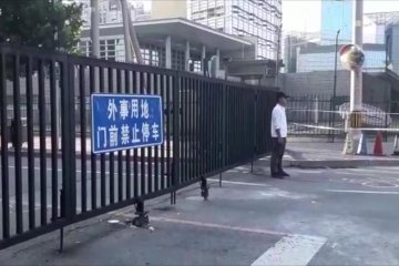 Bom meledak di luar Kedubes AS di Beijing