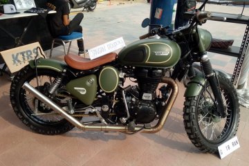 Bagian tersulit dalam modifikasi Royal Enfield Gibran Rakabuming