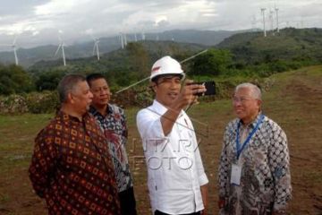 Presiden resmikan PLTB Sidrap