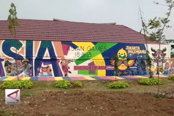 Mural Asian Games jadi lokasi favorit swafoto