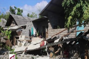 Ratusan rumah rusak parah akibat Gempa Lombok