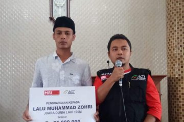 ACT serahkan bantuan modal usaha untuk Zohri