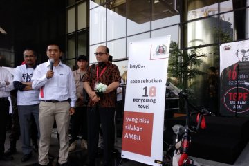 KPK hadiahi sepeda bagi pengungkap penyerangan Novel Baswedan