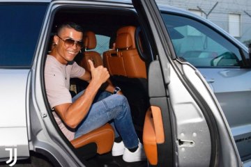 Ronaldo tiba di Turin