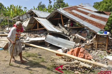 Presiden tinjau penanganan gempa Lombok