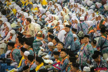 Doa calon jemaah haji termuda embarkasi Jakarta