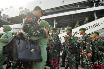 Pemberangkatan pasukan TNI Pamrahwan